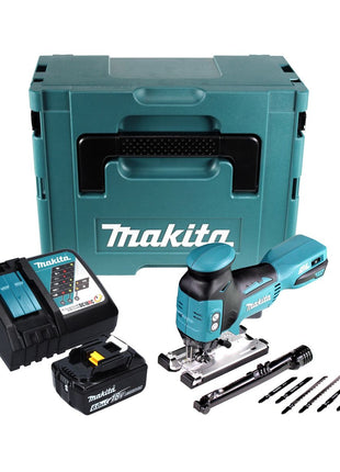 Makita DJV 181 RG1J Akku Pendelhub Stichsäge 18 V Brushless + 1x Akku 6,0 Ah + Ladegerät + Makpac