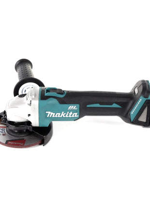 Amoladora angular a batería Makita DGA 504 G1J 18 V 125 mm sin escobillas + 1x batería 6,0 Ah + Makpac - sin cargador