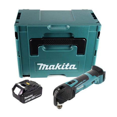 Oscilador de batería Makita DTM 51 G1J 18 V + 1x batería 6,0 Ah + Makpac - sin cargador