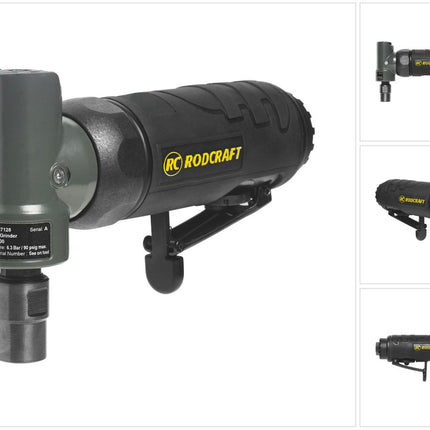 Rodcraft RC7128 Werkzeug Schleifmaschine Druckluft Winkel Stabschleifer ( 8951000277 ) 6 mm Solo 1/4" Anschlussgewinde - Toolbrothers