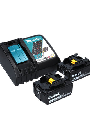 Clavadora con cabezal de batería Makita DBN 600 RGJ 18 V + 2x baterías 6,0 Ah + cargador + Makpac