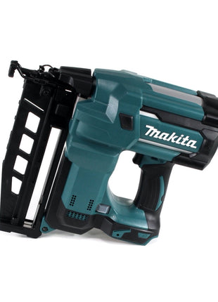 Clavadora con cabezal de batería Makita DBN 600 RGJ 18 V + 2x baterías 6,0 Ah + cargador + Makpac