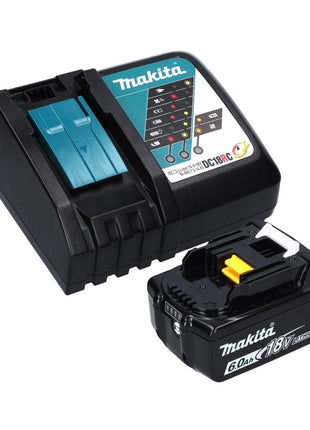 Makita DTD 155 RG1J clé à chocs sans fil 18 V 140 Nm 1/4" brushless + 1x batterie 6,0 Ah + chargeur + Makpac