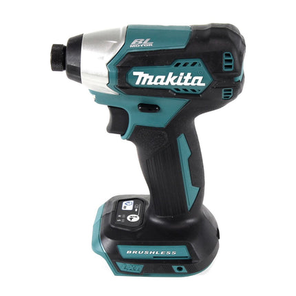 Makita DTD 155 RGJ Akku Schlagschrauber 18 V 140 Nm 1/4" Brushless + 2x Akku 6,0 Ah + Ladegerät + Makpac