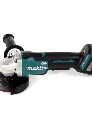 Makita DGA 458 RG1J Akku Winkelschleifer 18 V 115 mm Brushless + 1x Akku 6,0 Ah + Ladegerät + Makpac