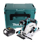 Makita DHS 680 T1J scie circulaire sur batterie 18 V 165 mm sans balais + 1x batterie 5,0 Ah + Makpac - sans chargeur