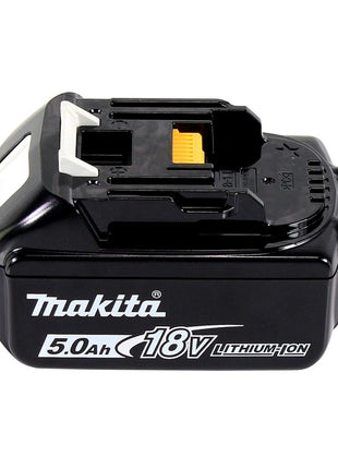 Makita DHS 680 T1J scie circulaire sur batterie 18 V 165 mm sans balais + 1x batterie 5,0 Ah + Makpac - sans chargeur