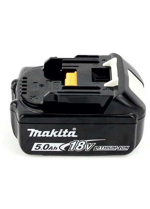 Makita DDF 458 T1J W Akku Bohrschrauber 18 V 91 Nm weiß + 1x Akku 5,0 Ah + Makpac - ohne Ladegerät