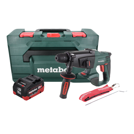 Metabo KHA 18 LTX Perforateur sans fil 18 V 2,2 J SDS Plus + 1x Batterie 10,0 Ah + Coffret metaBOX - sans chargeur