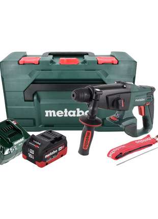 Metabo KHA 18 LTX Akku Kombihammer 18 V 2,2 J SDS Plus + 1x Akku 10,0 Ah + Ladegerät + metaBOX