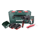 Martillo combinado a batería Metabo KHA 18 LTX 18 V 2,2 J SDS Plus + 2x baterías 10,0 Ah + cargador + metaBOX