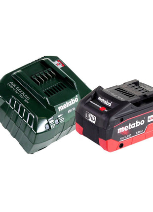 Meuleuse d'angle sur batterie Metabo W 18 LTX 125 Quick 18 V 125 mm + 1x batterie 8,0 Ah + chargeur + MetaLoc