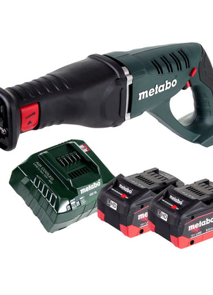 Sierra sable a batería Metabo ASE 18 LTX sierra alternativa 18 V + 2 baterías 8,0 Ah + cargador