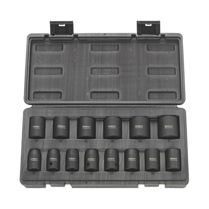 Rodcraft RC2203 Schlagschrauber 650 Nm 1/2" + RS4114 Stecknuss Set 14 tlg. 10 - 27 mm