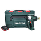 Pistolet à riveter aveugle sur batterie Metabo NP 18 LTX BL 5.0 18 V 10 kN sans balais + 1x batterie 4,0 Ah + métaBOX - sans chargeur