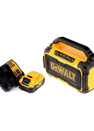 DeWalt DCR 011 P1 Akku Bluetooth Lautsprecher 10,8 - 18 V + 1x Akku 5,0 Ah + Ladegerät