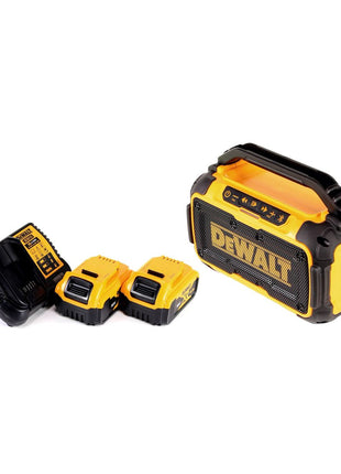 DeWalt DCR 011 P2 Akku Bluetooth Lautsprecher 10,8 - 18 V + 2x Akku 5,0 Ah + Ladegerät