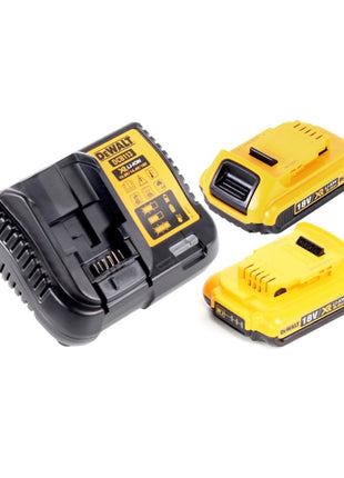 Aspirador en seco y húmedo a batería Dewalt DCV 582 14,4 - 18 V + 2x baterías 2,0 Ah + cargador