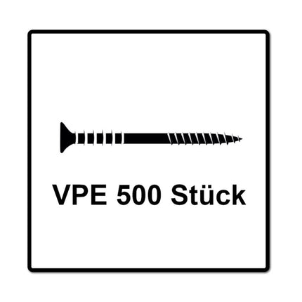 SPAX Justierschraube 6,0 x 100 mm 500 Stück ( 5x 161010601005 ) Justiergewinde mit Halterillen Flachkopf T-STAR Plus 4Cut WIROX