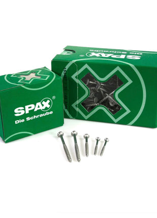 SPAX Universalschraube 4,5 x 50 mm 400 Stk ( 2x 0191010450503 ) Teilgewinde Senkkopf T-STAR plus 4Cut WIROX