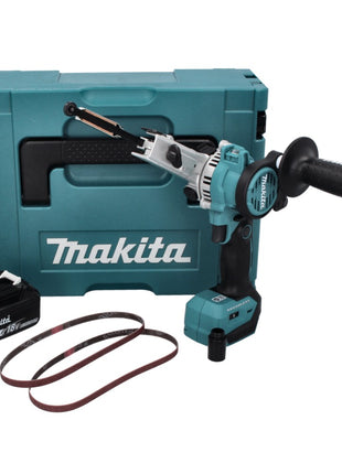 Makita DBS 180 F1J Akku Bandfeile 18 V 9 x 533 mm Brushless + 1x Akku 3,0 Ah + Makpac - ohne Ladegerät - Toolbrothers