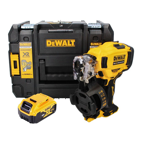 Cloueur à bobine DeWalt DCN 45 RNNT 18 V 19 - 44 mm sans balais + 1x batterie 5,0 Ah + TSTAK - sans chargeur