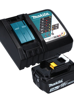 Makita DRV 250 RF1J outil de pose de rivets aveugles sur batterie 18 V 20 kN sans balais + 1x batterie 3,0 Ah + chargeur + Makpac