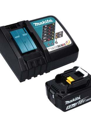 Makita DRV 250 RT1J outil de pose de rivets aveugles sur batterie 18 V 20 kN sans balais + 1x batterie 5,0 Ah + chargeur + Makpac