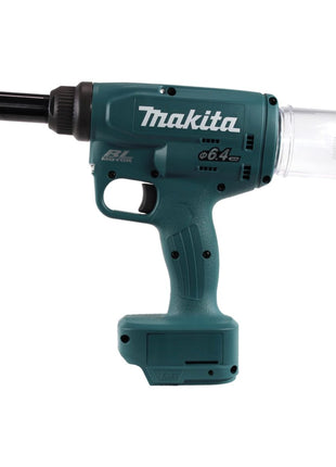 Makita DRV 250 RGJ outil de pose de rivets aveugles sur batterie 18 V 20 kN sans balais + 2x batterie 6,0 Ah + chargeur + Makpac