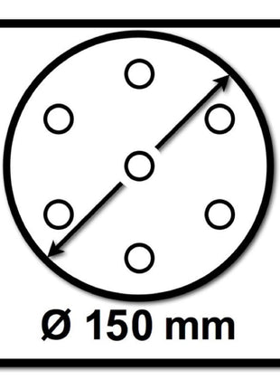 Festool STF D150/48 Schleifscheiben Granat P400 150 mm 100 Stk. ( 575172 ) für RO 150, ES 150, ETS 150, ETS EC 150, LEX 150, WTS 150, HSK-D 150 - Toolbrothers
