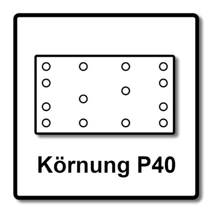 Festool STF 80x133 Schleifstreifen Granat P40 80 x 133 mm 200 Stk. ( 4x 497117 ) für Rutscher RTS 400, RTSC 400, RS 400, RS 4, LS 130