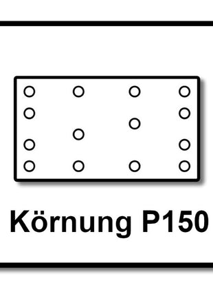 Festool STF 80x133 RU2/50 Schleifstreifen Rubin 2 P150 80 x 133 mm 200 Stk. ( 4x 499051 ) für Rutscher RTS 400, RTSC 400, RS 400, RS 4, LS 130 - Toolbrothers