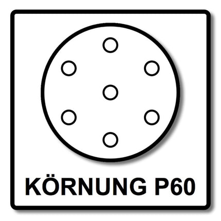 Festool STF D150/48 Schleifscheiben Granat P60 150 mm 200 Stk. ( 4x 575161 ) für RO 150, ES 150, ETS 150, ETS EC 150, LEX 150, WTS 150, HSK-D 150 - Toolbrothers