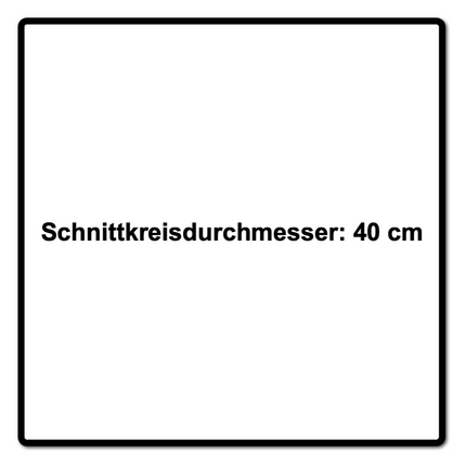 Metabo FSD 36-18 LTX BL 40 Akku Freischneider 36 V ( 2x 18 V ) Rundgriff Brushless Solo ( 601610850 ) - ohne Akku, ohne Ladegerät