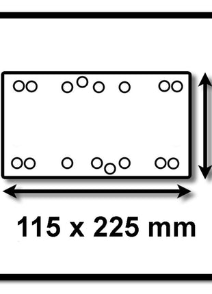 Festool Schleifschuh SSH STF 115x225/10 2 Stück ( 2x 483679 ) für Rutscher RS 200, Rs 2, RS 100, RS 1 - Toolbrothers