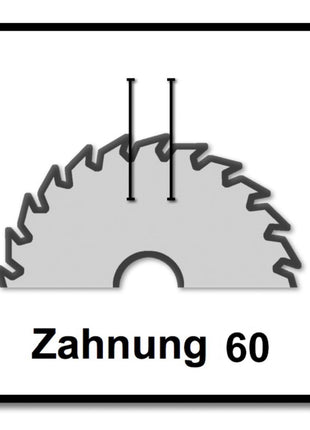 Festool Feinzahn Kreissägeblatt Set 2x W60 254 x 2,4 x 30 mm ( 2x 575976 ) für TKS 80 Tischkreissäge - Toolbrothers