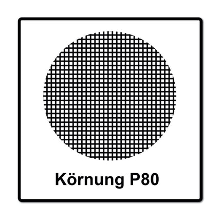 Mirka ABRANET Schleifscheiben Set Grip 150mm P180 50 Stk. + P80 50 Stk. - Toolbrothers