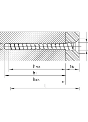 HECO MULTI MONTI plus F Schraubanker 6,0 x 50 mm 100 Stück ( 48495 ) Betonschraube, Senkkopf, T-Drive, verzinkt blau, A2K