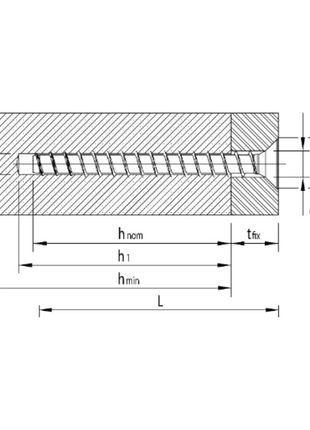 HECO MULTI MONTI plus F Schraubanker 6,0 x 100 mm 50 Stück ( 48503 ) Betonschraube, Senkkopf, T-Drive, verzinkt blau, A2K