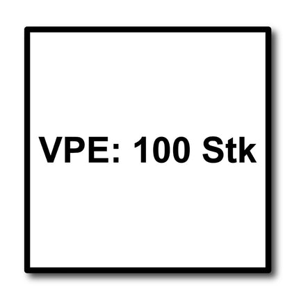 HECO MULTI MONTI plus SS Schraubanker 7,5 x 40 mm 100 Stück ( 48389 ) Betonschraube Sechskantkopf mit angepresster Scheibe verzinkt blau A2K