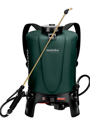 Pulvérisateur à dos à batterie Metabo RSG 18 LTX 15 18 V 15 L 3,0 bar + 1x batterie 4,0 Ah + chargeur