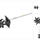 Makita KR400MP Kultivator Aufsatz Kultivierungsbreite 16 cm ( 195707-2 ) für DUX 60 / EX2650LHM