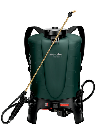 Metabo RSG 18 LTX 15 Akku Rückensprühgerät 18 V 15 L 3,0 Bar + 1x Akku 5,5 Ah + Ladegerät