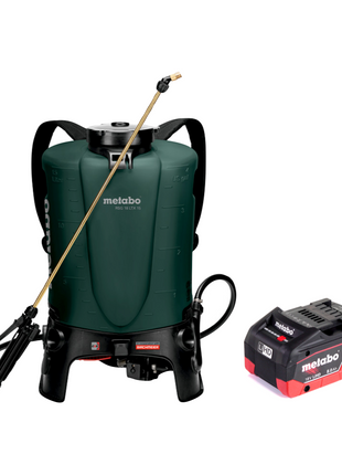 Pulvérisateur à dos à batterie Metabo RSG 18 LTX 15 18 V 15 L 3,0 bar + 1x batterie 8,0 Ah - sans chargeur