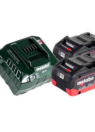 Metabo BS 18 LTX BL I taladro atornillador a batería 18 V 120 Nm + 2 baterías 8,0 Ah + cargador + metaBOX