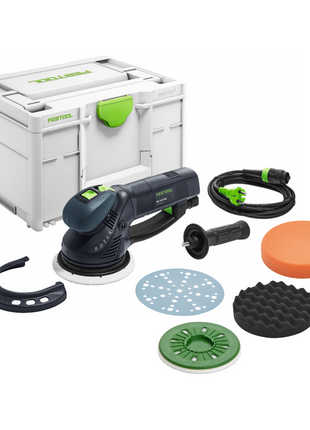 Festool Rotex RO 150 FEQ-Plus Getriebe Exzenterschleifer 720 W 150 mm + 1x Polierteller + 2x Polierschwamm + Systainer - Toolbrothers