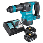 Martillo cincelador a batería Makita DHK 180 RT 18 V 3,1 J SDS Plus Brushless + 2x batería 5,0 Ah + cargador