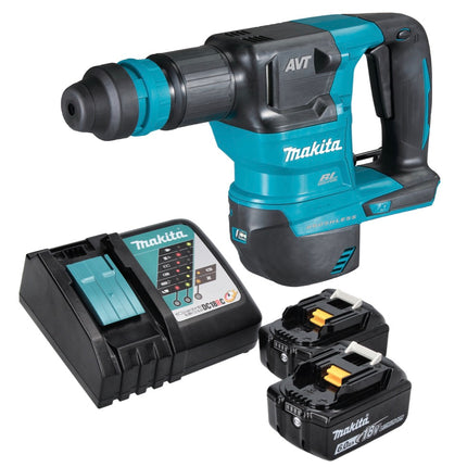 Makita DHK 180 RG Akku Meisselhammer 18 V 3 1 J SDS Plus Brushless 2x Akku 6 0 Ah Ladegeraet  1 - toolbrothers