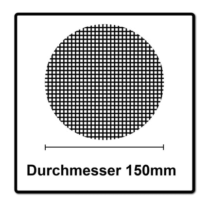 Mirka BASECUT Schleifscheiben 150 mm P60 50 Stk. ( 2261105060 ) Grip 15 Loch