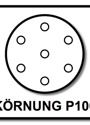 Mirka BASECUT Schleifscheiben 150 mm P100 100 Stk. ( 2261109910 ) Grip 15 Loch - Toolbrothers